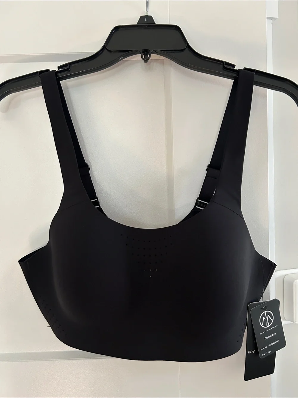 Move Theology Teresa Bra, size Large, black, NWT